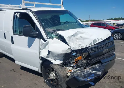 2013 Chevrolet Express 1500 Work Van из США, поврежденный, VIN 1GCSGAFX1D1121926